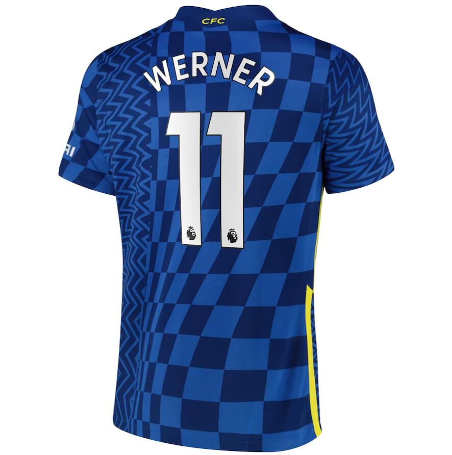 2021/22 Chelsea Home Kit Soccer Jersey Werner 11 printing